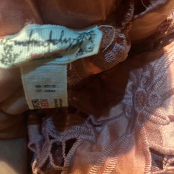 Free People FP Intimatley By the Sea Lace Embroidered Floral Flower Coral Romper - Picture 6 of 7